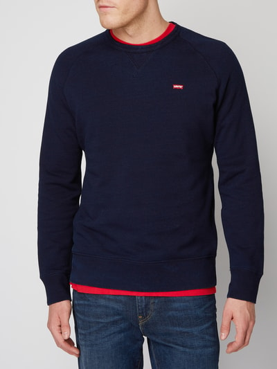 Levi's® Sweatshirt met logobadge Donkerblauw - 4