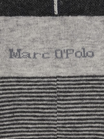 Marc O'Polo Socken mit Stretch-Anteil im 2er-Pack  Mittelgrau Melange 3