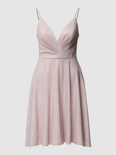 Luxuar Cocktailkleid mit Effektgarn Rose 2