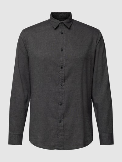 SELECTED HOMME Koszula flanelowa o kroju slim fit w szkocką kratę Antracytowy 2