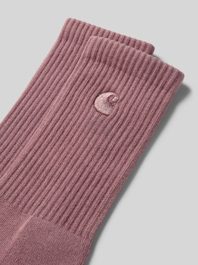 Carhartt Work In Progress Sokken met labelstitching, model 'Hudson' Oudroze - 2