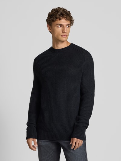 Marc O'Polo Regular Fit Pullover aus Woll-Mix Black 4