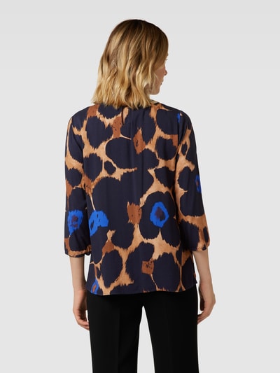 Betty Barclay Blouseshirt met all-over motief en 3/4-mouwen Koningsblauw - 5