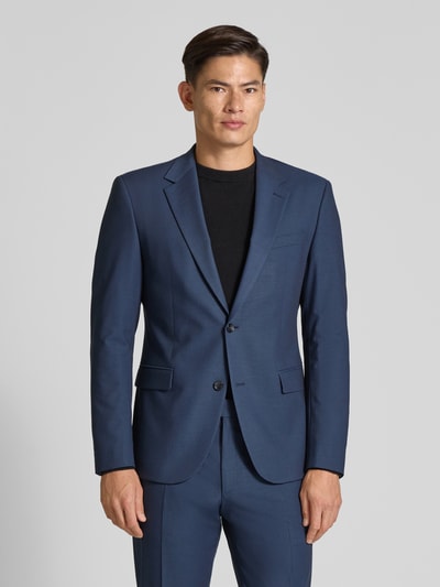 Strellson 2-knoops colbert met reverskraag, model 'Aidan' Donkerblauw - 4