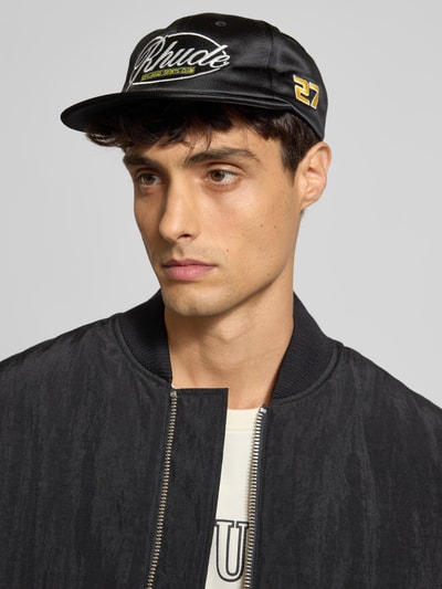 RHUDE Basecap mit Label-Detail Black 1