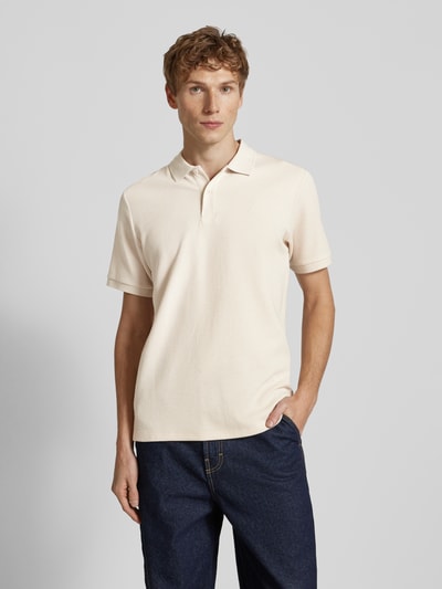 Jack & Jones Poloshirt mit Label-Stitching Modell 'AUSTIN' Beige 4