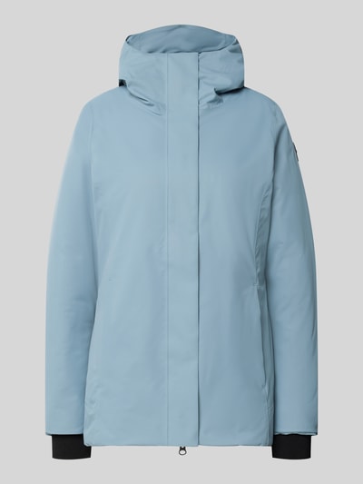 G.I.G.A. DX Jacke mit Label-Patch und Zweiwege-Reißverschluss Rauchblau 2