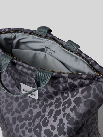 STUDIO NOOS Handtas met korte hengels, model 'Antra' Antraciet - 5