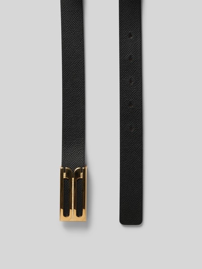 Victoria Beckham Schmaler Gürtel mit Schlangenmuster Black 4