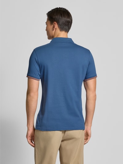 Barbour Tailored Fit Poloshirt aus reiner Baumwolle Jeansblau 5