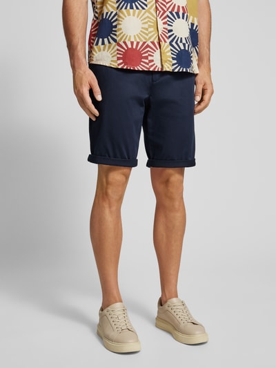 Tom Tailor Slim Fit Chino-Shorts mit Eingrifftaschen Dunkelblau 4