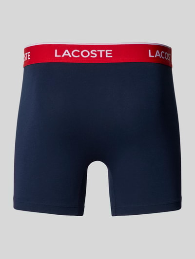 Lacoste Boxershort van katoenmix in set van 3 Rood - 3