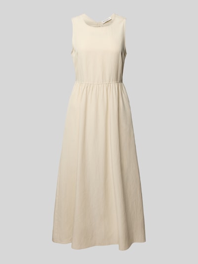 Marc O'Polo Jurk in A-lijn van een mix van lyocell en linnen Zand - 2