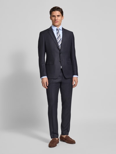 CK Calvin Klein Slim fit zakelijk overhemd met logostitching, model 'Harrison' Bleu - 1