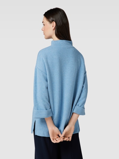 Soyaconcept Sweatshirt mit Stehkragen Modell 'Ally' Hellblau Melange 5