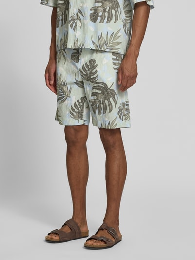 Lindbergh Shorts im Allover-Look Lind 4
