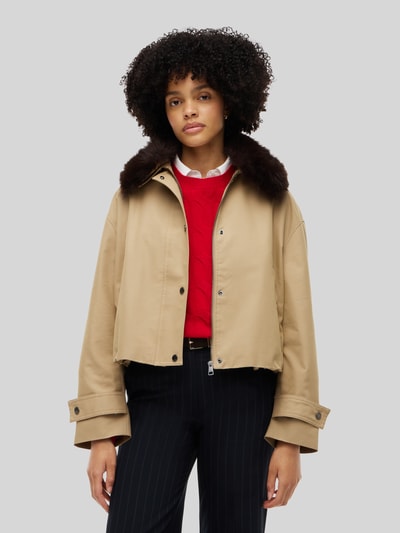 Tommy Hilfiger relaxed fit blouson van katoenmix Camel - 4