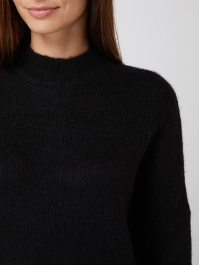 Selected Femme Pullover met alpaca, model 'Lulu' Zwart - 3