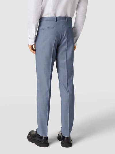 CG - Club of Gents Slim fit pantalon met stretch Lichtblauw - 5