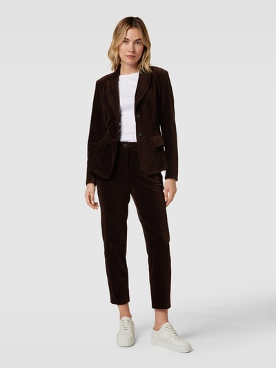 Marc Cain Cordhose mit Eingrifftaschen Dunkelbraun 1