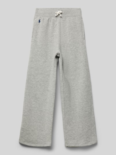 Polo Ralph Lauren Kids Relaxed Fit Sweatpants mit Eingrifftaschen Mittelgrau Melange 1