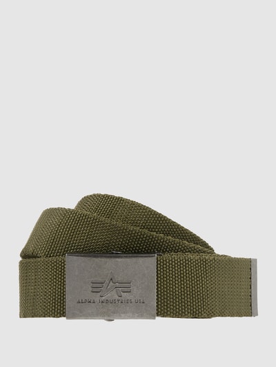Alpha Industries Gürtel mit Koppelschließe Olivgrün 1