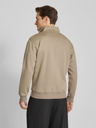 Tom Tailor Denim Regular fit sweatshirt van katoenmix Hazelnoot - 5