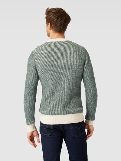 SELECTED HOMME Gebreide pullover met structuurmotief, model 'RAI' Lichtgroen - 5