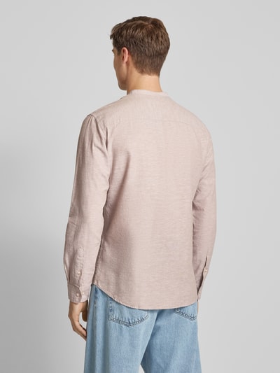 Jack & Jones Slim Fit Freizeithemd mit Leinen-Anteil Modell 'BREEZE' Offwhite 5