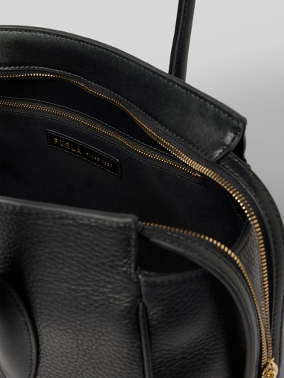 FURLA Tote Bag mit Label-Detail Modell 'AMBRA' Black 4