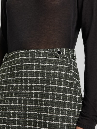 ICHI Minirock mit Strukturmuster Modell 'KATE CLOULE' Khaki 3