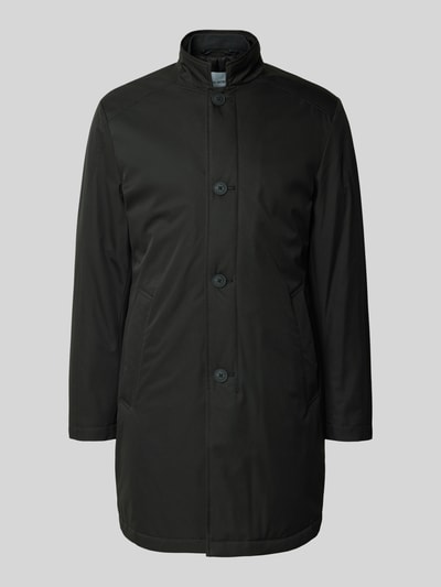 Roy Robson Płaszcz nylonowy ze stójką i wpuszczanymi kieszeniami Czarny 2