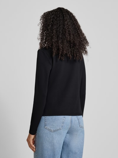 My Essential Wardrobe Shirt met lange mouwen en rimpelingen Zwart - 5