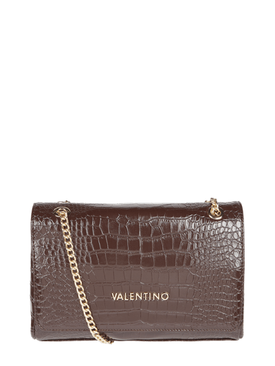 VALENTINO BAGS Crossbodytas in krokolook, model 'Grote' Donkerbruin - 2