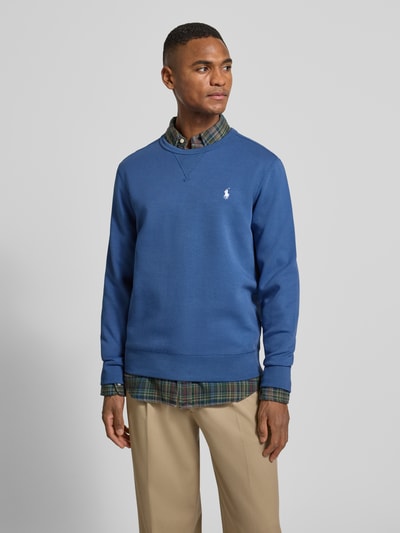 Polo Ralph Lauren Sweatshirt met labelstitching Marineblauw - 4