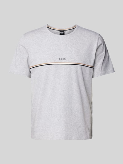 BOSS T-shirt met ronde hals, model 'Unique' Lichtgrijs - 2