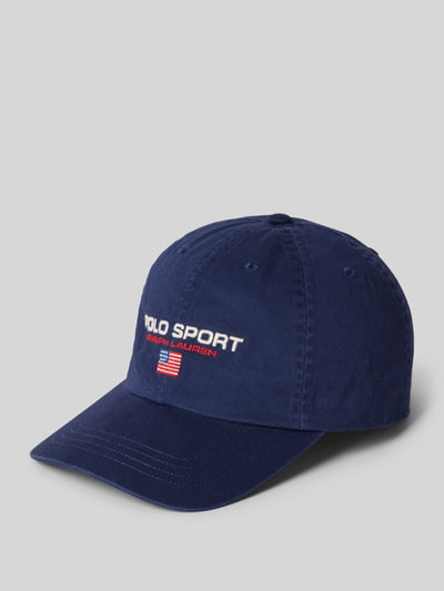 Polo Sport Basecap mit Label-Stitching Marine 1