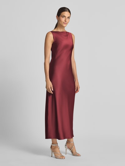 Jake*s Cocktail Figurbetontes Cocktailkleid mit Viskose-Anteil Rostrot 1
