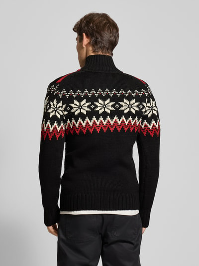 Dale of Norway Gebreide pullover met opstaande kraag Zwart - 5