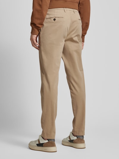 g1920 Stoffen broek met Franse steekzakken, model 'Tybalt' Beige - 5