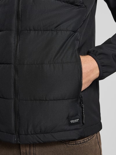 Blend Softshell-jack met doorgestikte naden, model 'EVIAN' Zwart - 3