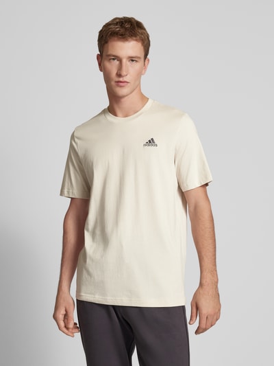 ADIDAS SPORTSWEAR T-Shirt mit Logo-Stitching Beige 4