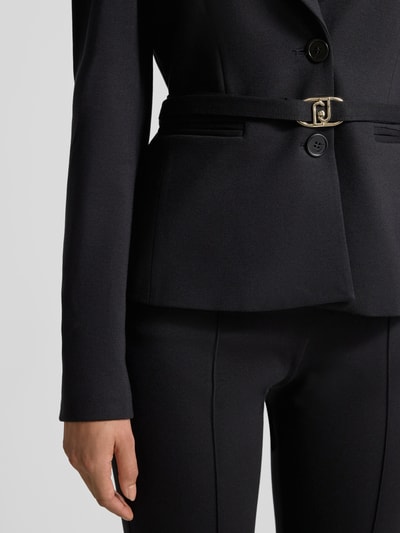 Liu Jo White Blazer met tailleriem Zwart - 3