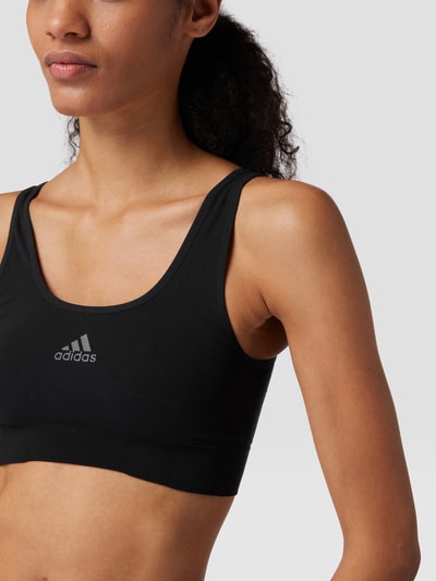 ADIDAS SPORTSWEAR Bustier mit Label-Detail Black 3