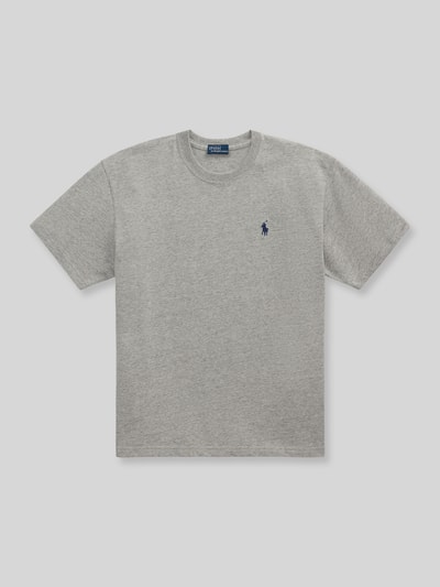 Polo Ralph Lauren Relaxed Fit T-Shirt aus reiner Baumwolle Mittelgrau Melange 2
