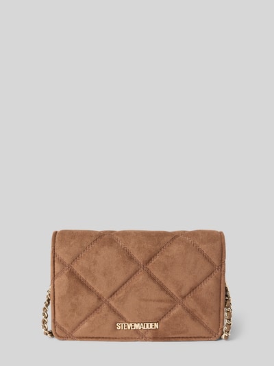 Steve Madden Crossbody Bag mit Label-Detail Taupe 4
