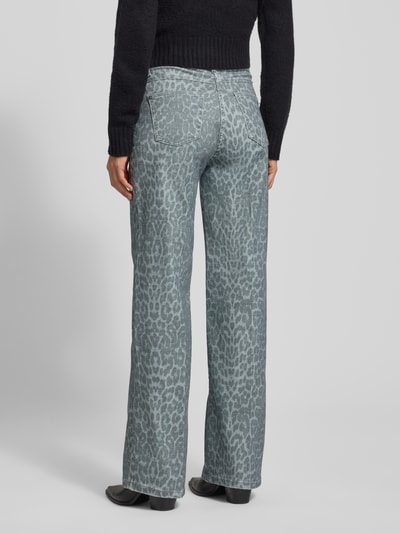 MAC Jeansy z szerokimi nogawkami i 5 kieszeniami Średnioszary 5