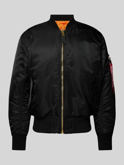 Alpha Industries Bomberjacke mit Stehkragen Black 1