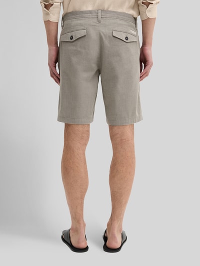 Marc O'Polo Regular Fit Bermuda aus Baumwoll-Elasthan-Mix Modell 'SALO' Mittelgrau 5