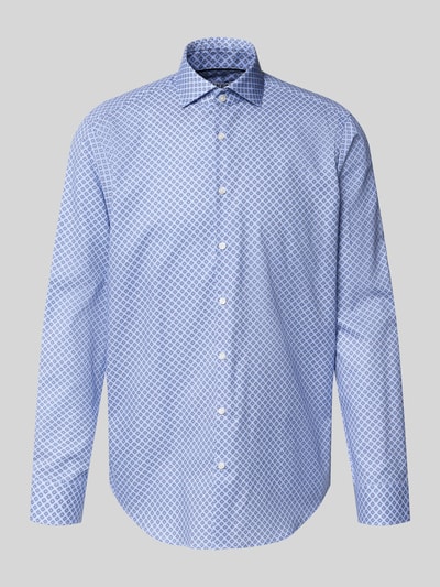 Jake*s Koszula biznesowa o kroju regular fit z kołnierzykiem typu cutaway Błękitny 2